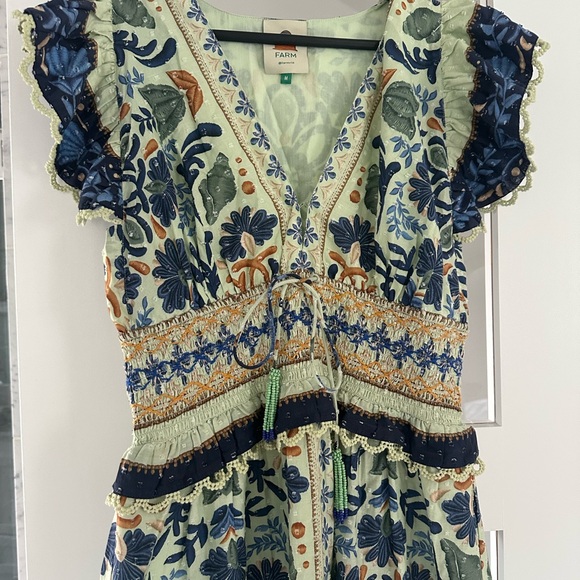Farm Rio oceans tapestry Maxi Dress - Picture 3 of 3